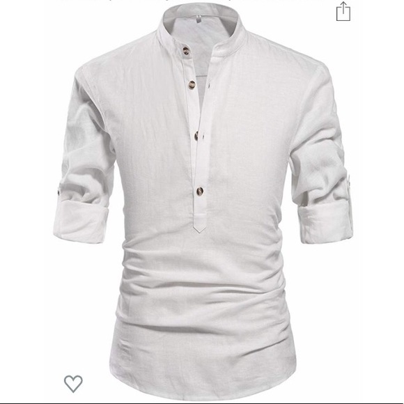 Nitagut Other - White Long Sleeve Linen Shirt (S)
